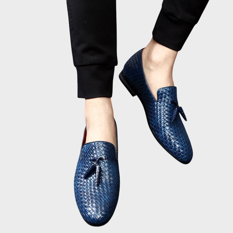 William | Vævede Læder Slip-On Loafers