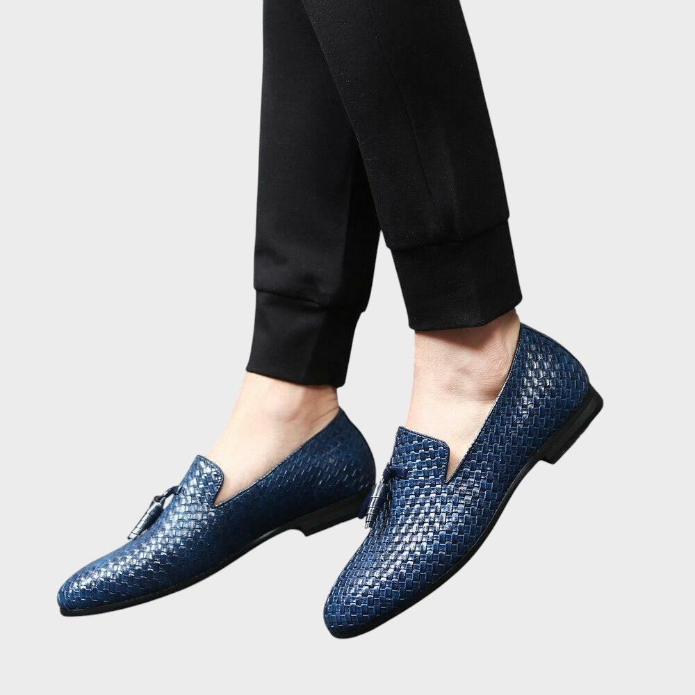 William | Vævede Læder Slip-On Loafers