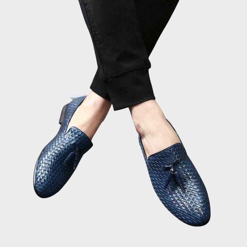 William | Vævede Læder Slip-On Loafers