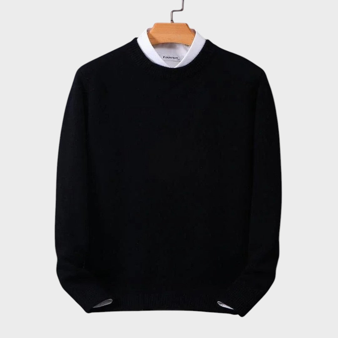 AKSEL | CASHMERE RUND HALS SWEATER