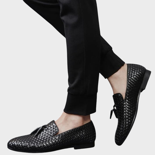 William | Vævede Læder Slip-On Loafers