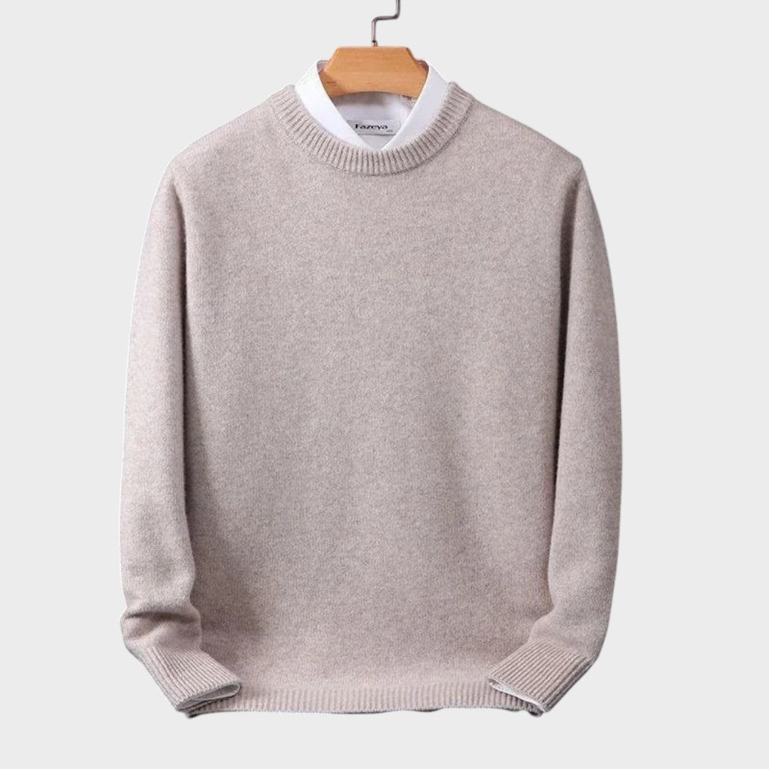 AKSEL | CASHMERE RUND HALS SWEATER