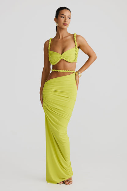 JADE | Maxiskjørt med elegante snitt