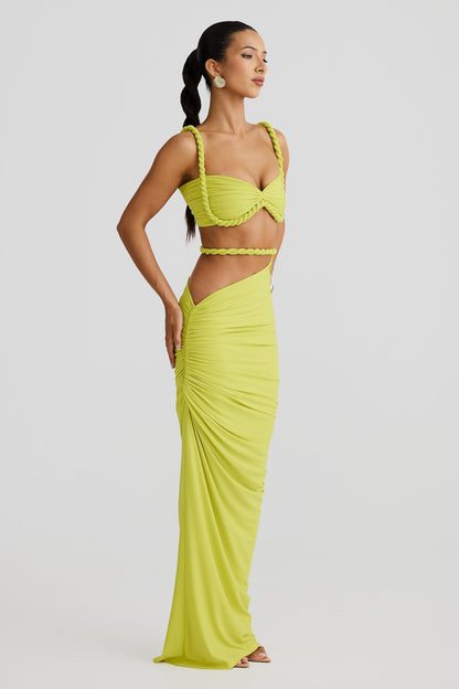 JADE | Maxiskjørt med elegante snitt