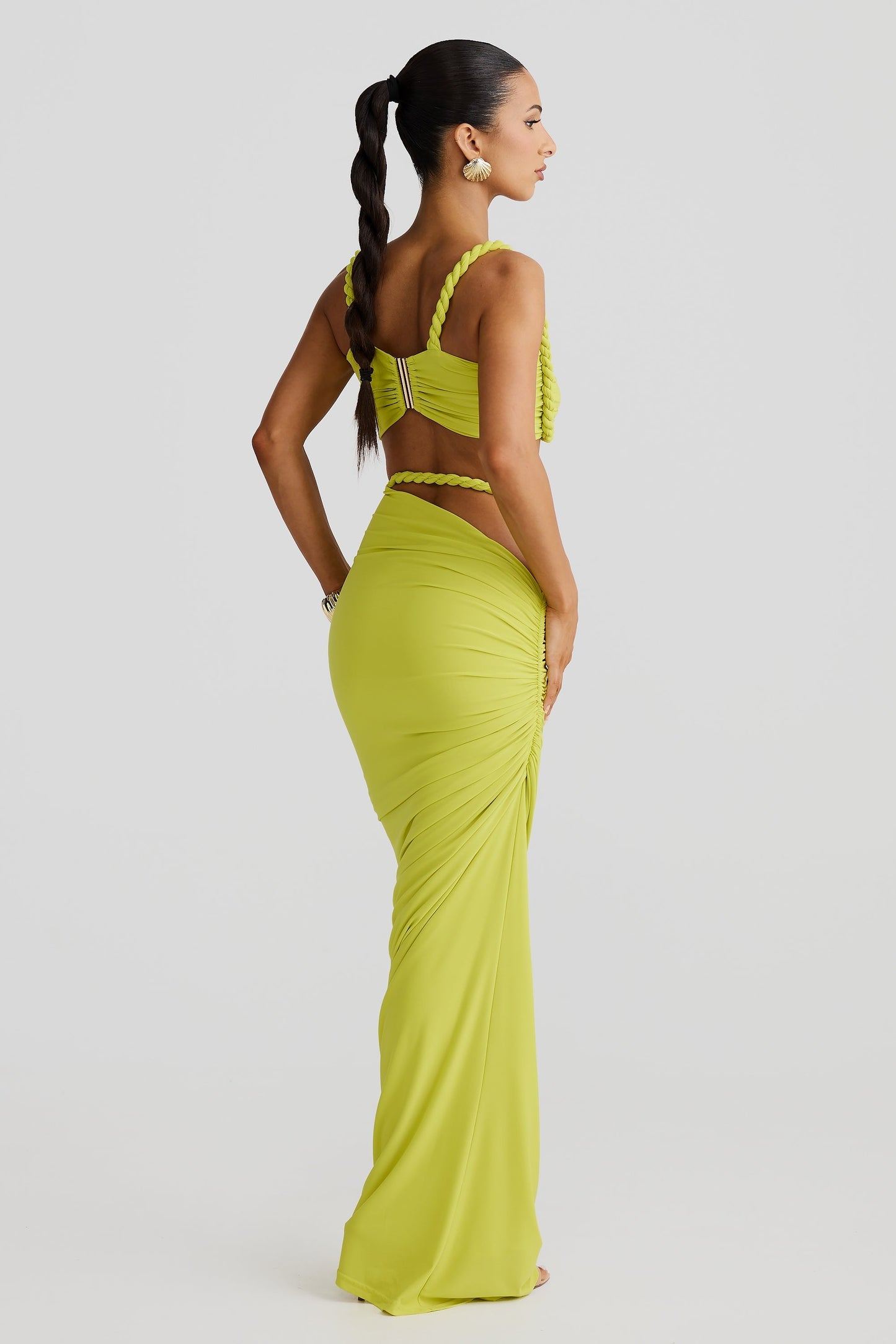 JADE | Maxiskjørt med elegante snitt