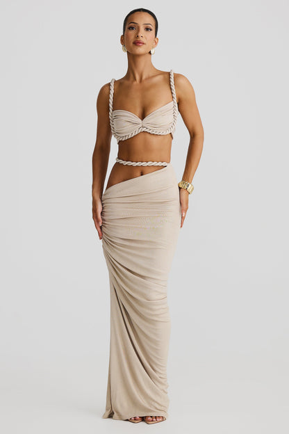 JADE | Maxiskjørt med elegante snitt