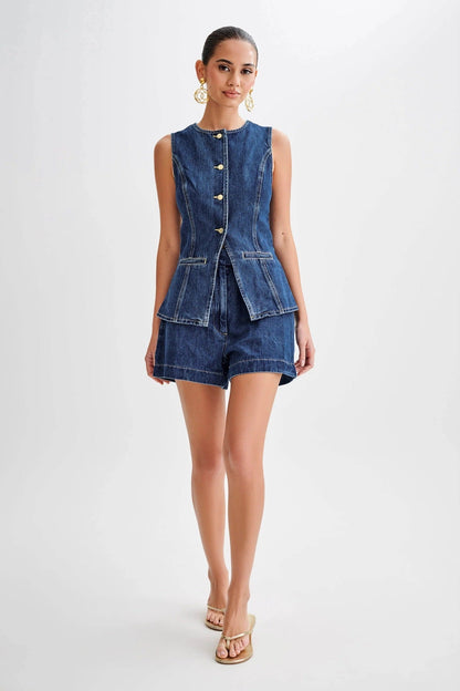 JULIE | Omslut dig i stil med det elegante denim sæt