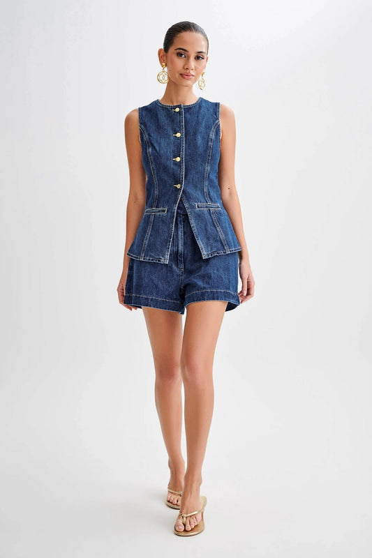JULIE | Omslut dig i stil med det elegante denim sæt