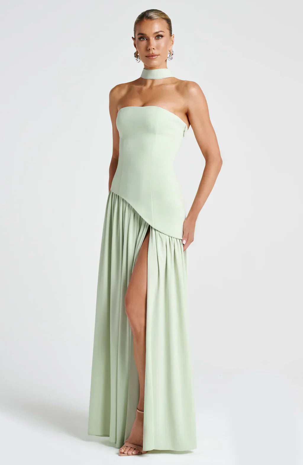 Micah | Elegant Lang Slidt Kjole